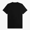 Flockad lagerkrans herr-T-shirt Flockad lagerkrans herr-T-shirt