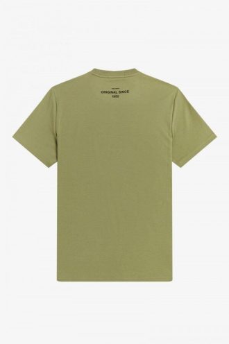 Flockad lagerkrans T-shirts