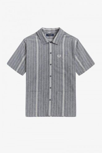 Fred Perry Fine Randiga Skjortor