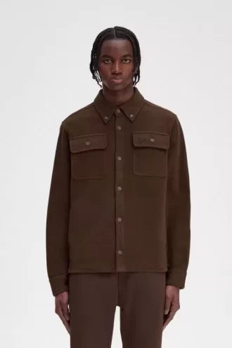 Fred Perry fleece herrskjorta Fred Perry fleece herrskjorta