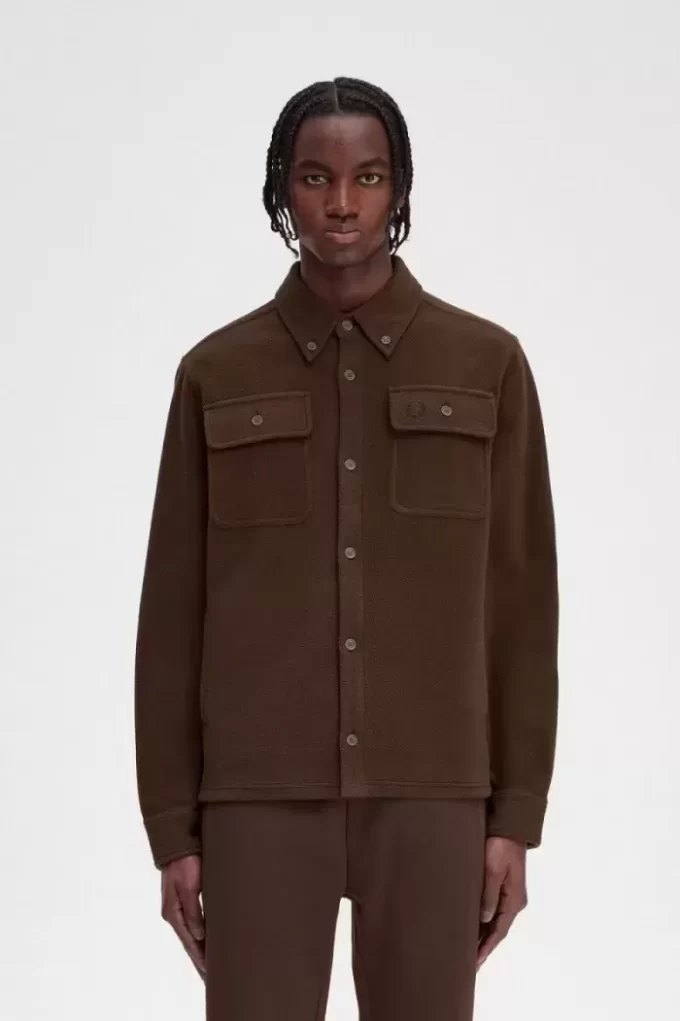Fred Perry fleece herrskjorta Fred Perry fleece herrskjorta