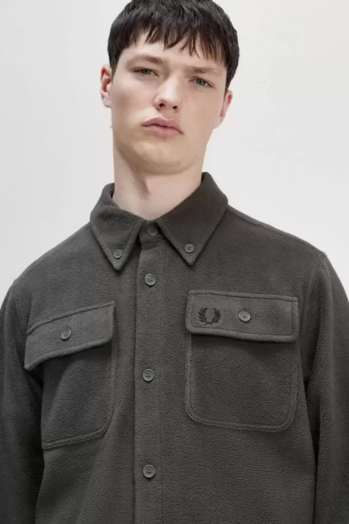 Fred Perry fleece herrskjorta Fred Perry fleece herrskjorta