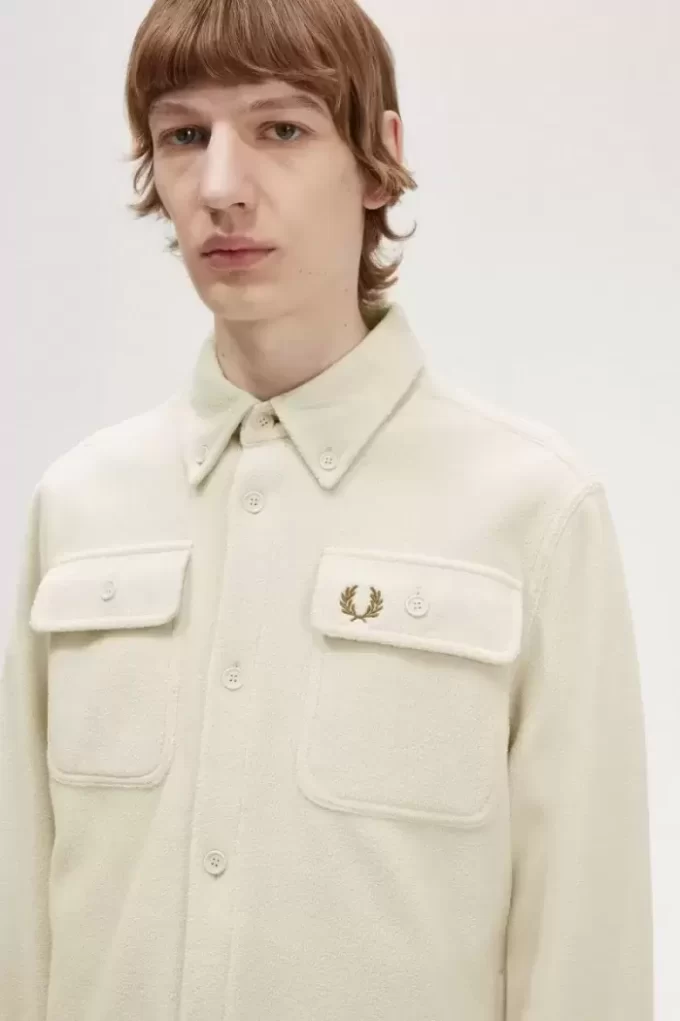 Fred Perry fleece herrskjorta Fred Perry fleece herrskjorta