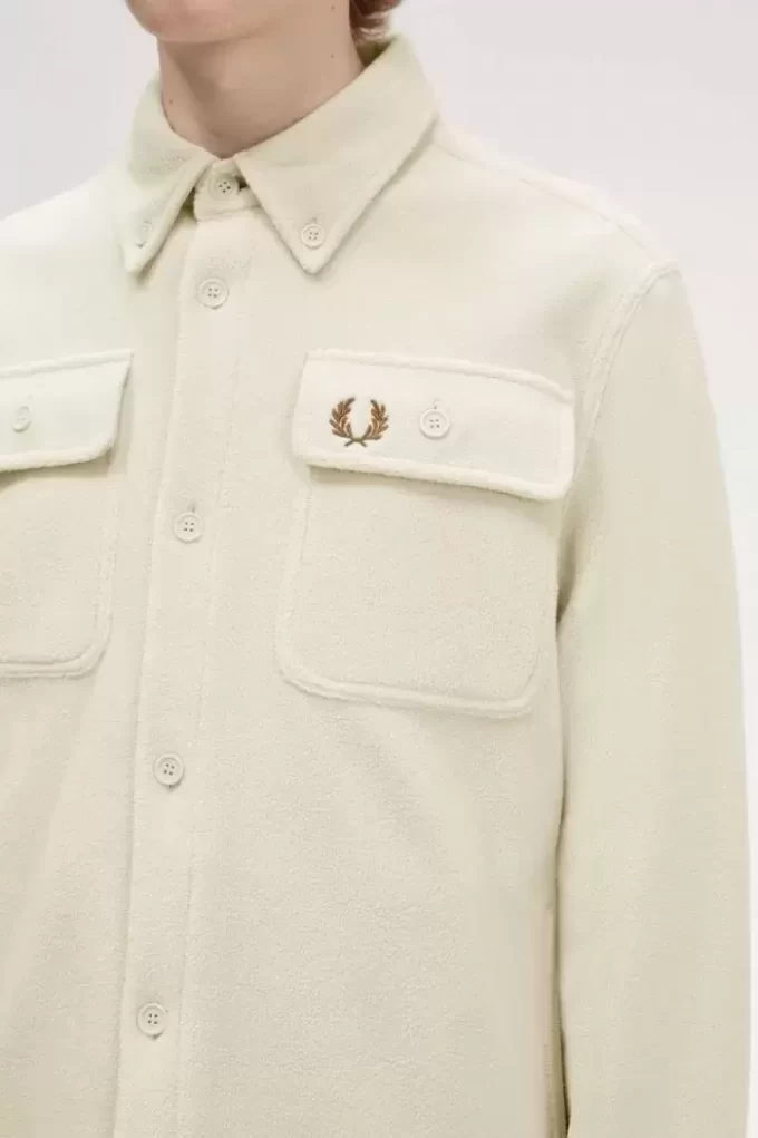Fred Perry fleece herrskjorta Fred Perry fleece herrskjorta