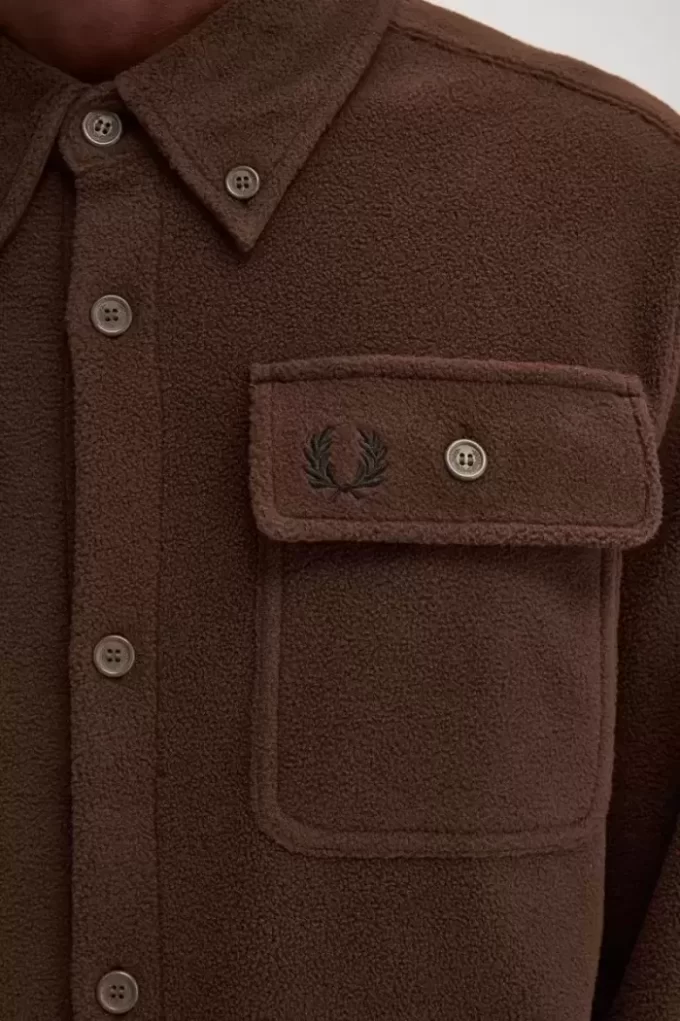 Fred Perry fleece herrskjorta Fred Perry fleece herrskjorta