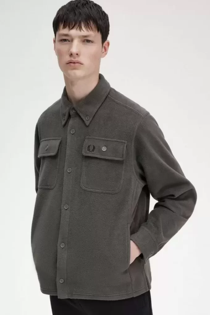 Fred Perry fleece herrskjorta Fred Perry fleece herrskjorta