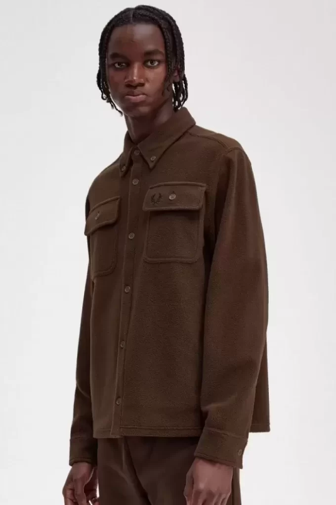 Fred Perry fleece herrskjorta Fred Perry fleece herrskjorta