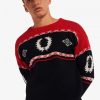 Fred Perry K2800 Stickade Tröjor Fred Perry K2800 Stickade Tröjor
