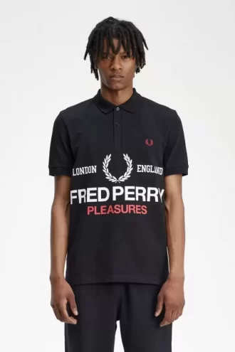 Fred Perry-logotyp herrskjorta Fred Perry-logotyp herrskjorta