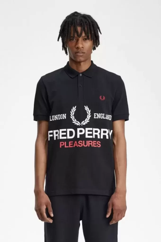 Fred Perry-logotyp herrskjorta Fred Perry-logotyp herrskjorta