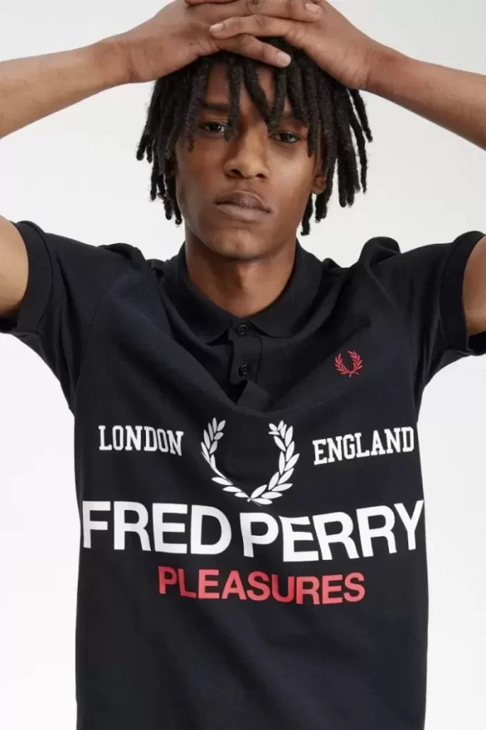 Fred Perry-logotyp herrskjorta Fred Perry-logotyp herrskjorta