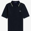 Fred Perry Ribbade Pikétröjor Fred Perry Ribbade Pikétröjor