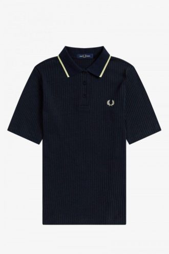 Fred Perry Ribbade Pikétröjor