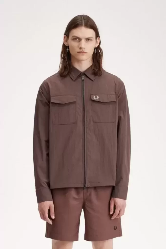Fred Perry Zip Herrskjorta Fred Perry Zip Herrskjorta