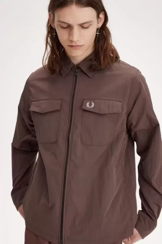 Fred Perry Zip Herrskjorta Fred Perry Zip Herrskjorta