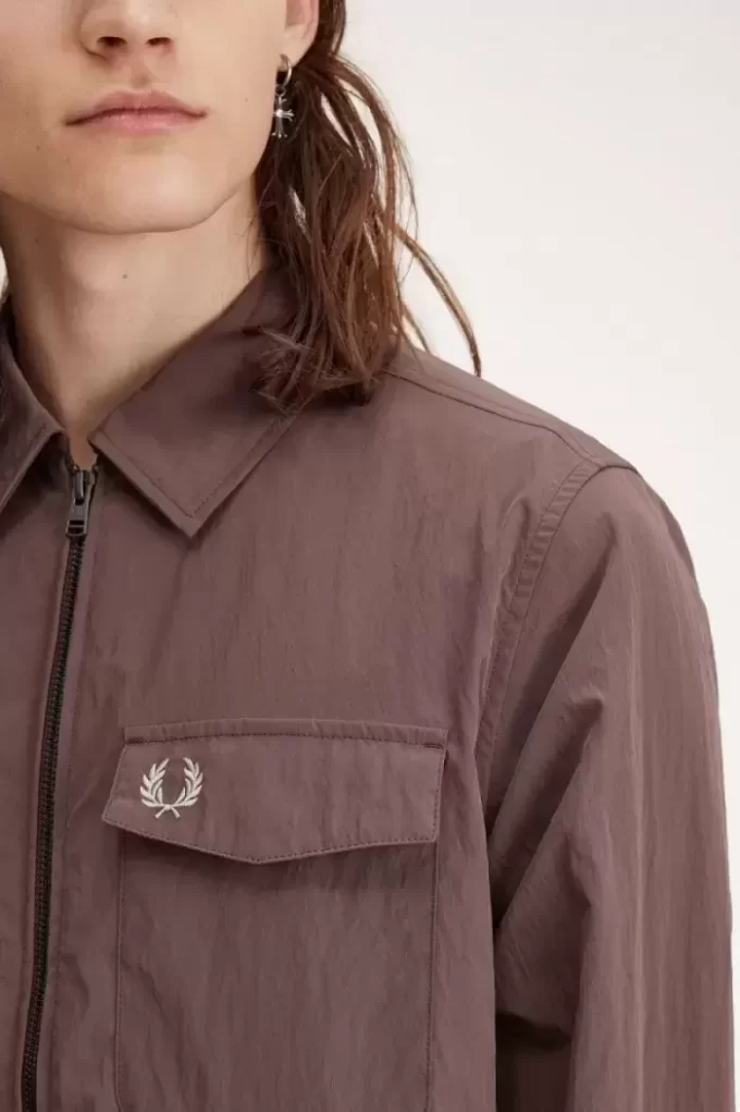 Fred Perry Zip Herrskjorta Fred Perry Zip Herrskjorta