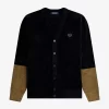 Färgblocksmönster i chenille för män Färgblocksmönster i chenille för män