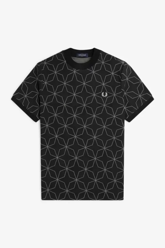 Geometrisk herr-T-shirt Geometrisk herr-T-shirt