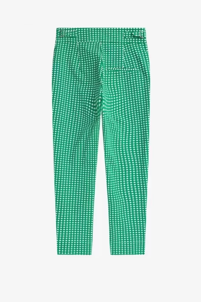 Gingham-byxor för kvinnor Gingham-byxor för kvinnor