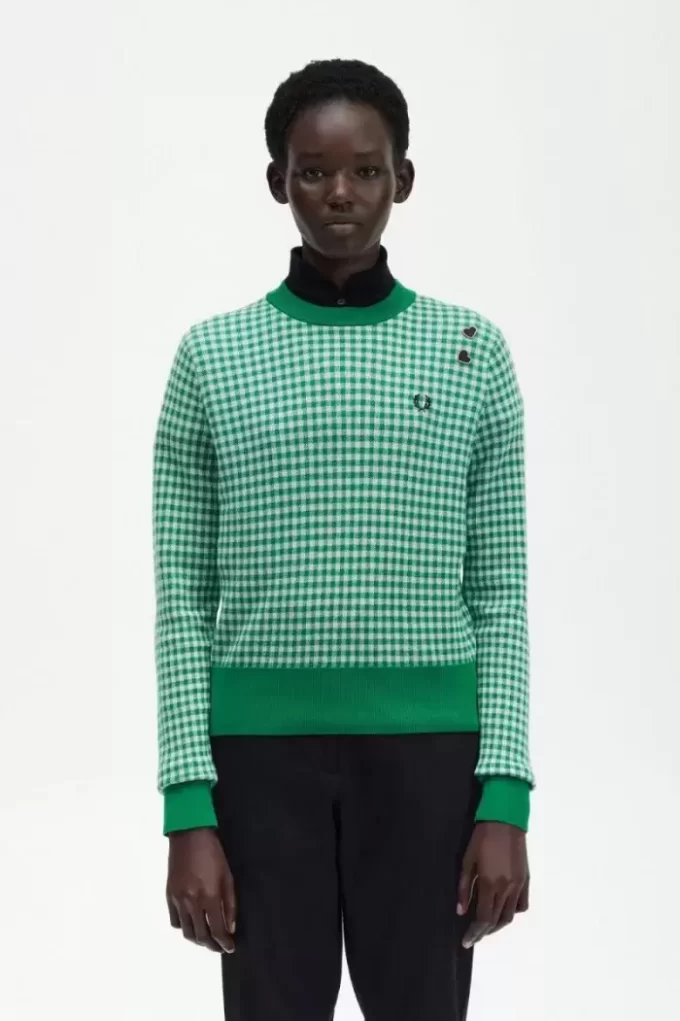 Gingham damtröja Gingham damtröja