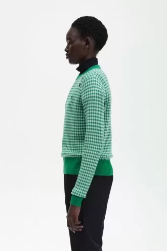 Gingham damtröja