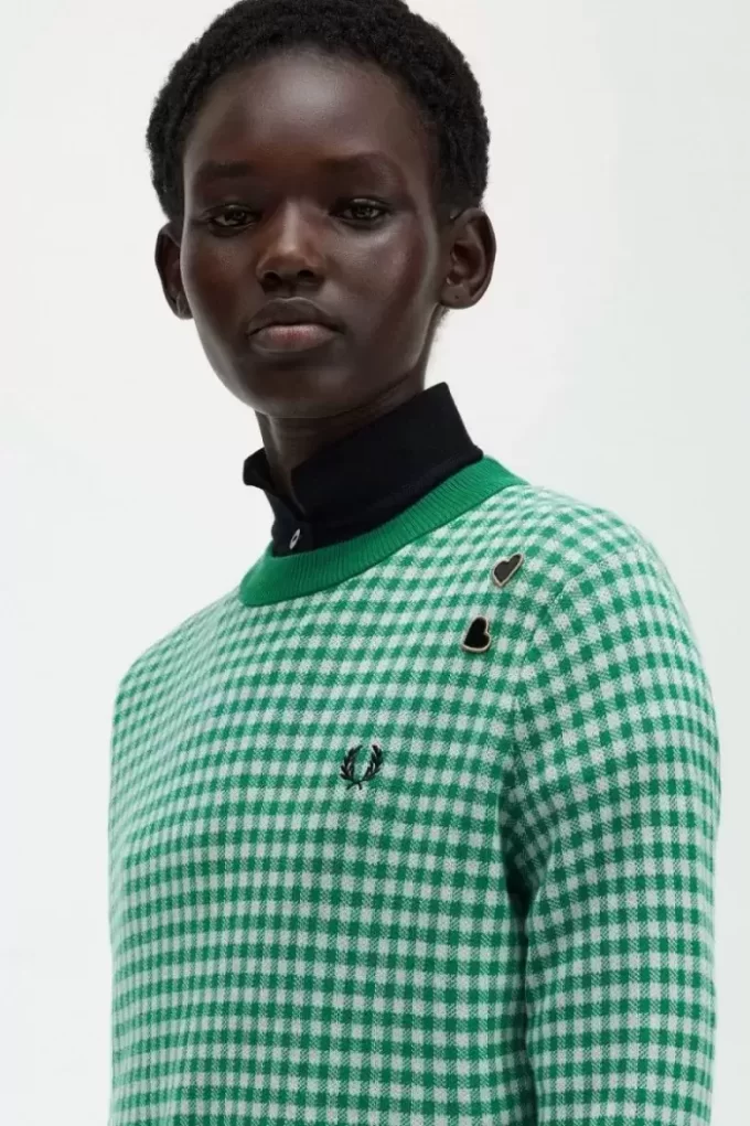 Gingham damtröja Gingham damtröja
