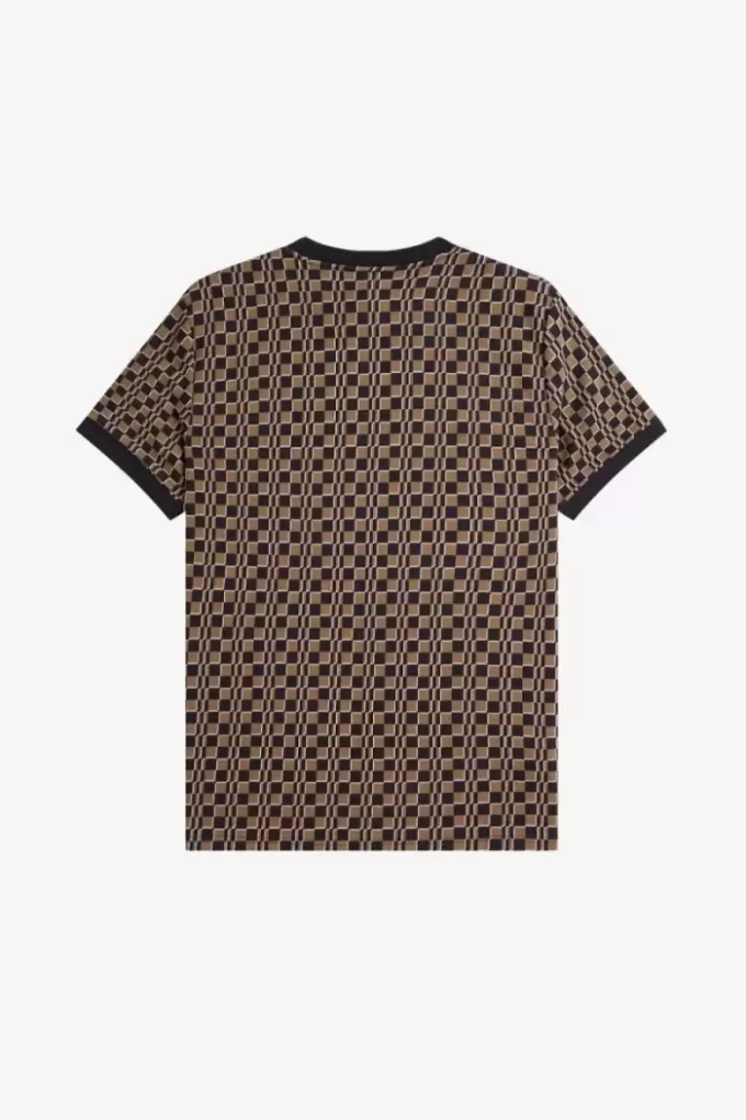 Glitch Checkerboard herr-t-shirt Glitch Checkerboard herr-t-shirt