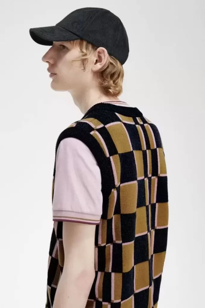 Glitch Checkerboard herrlinnen Glitch Checkerboard herrlinnen
