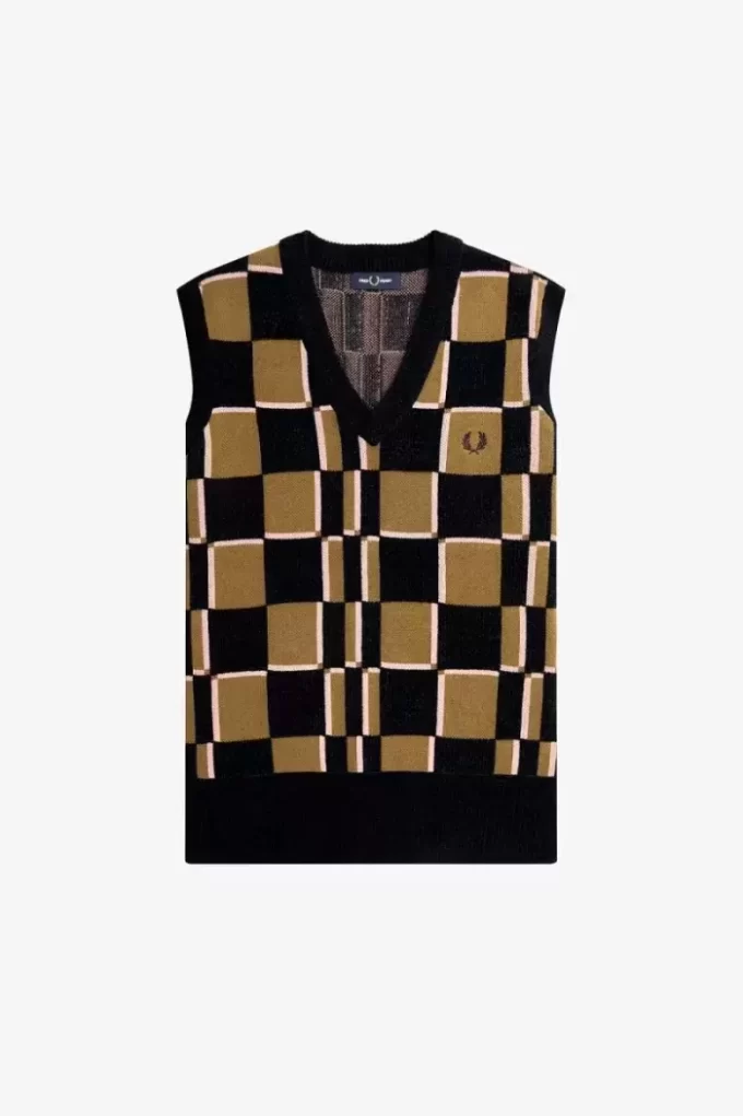 Glitch Checkerboard herrlinnen Glitch Checkerboard herrlinnen