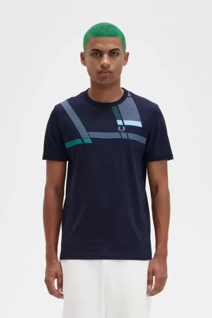 Glitch Print Herr T-shirt Glitch Print Herr T-shirt