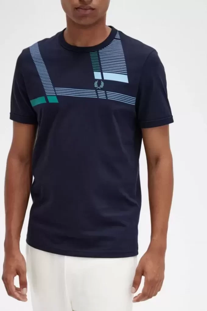 Glitch Print Herr T-shirt Glitch Print Herr T-shirt