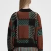 Glitch Tartan Damtröja