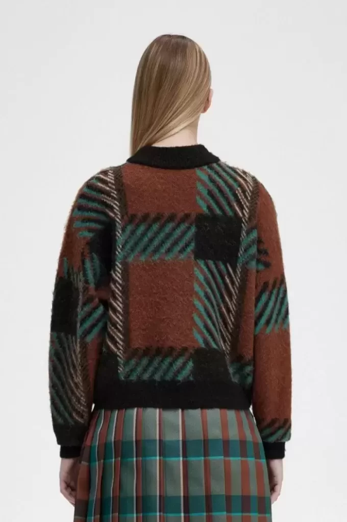 Glitch Tartan Damtröja