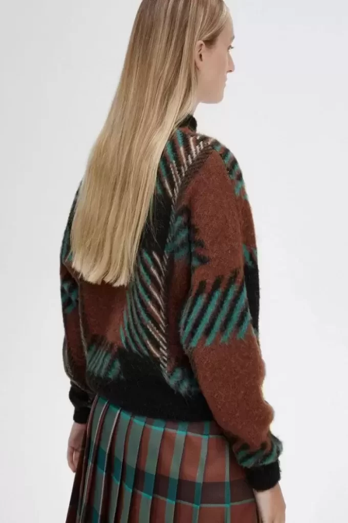 Glitch Tartan Damtröja