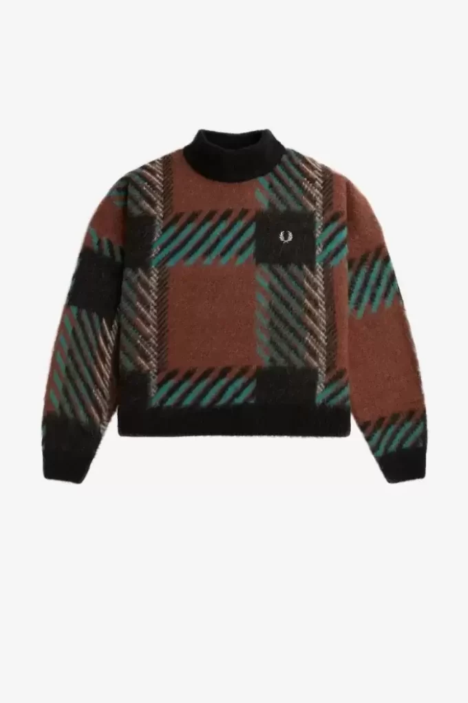 Glitch Tartan Damtröja