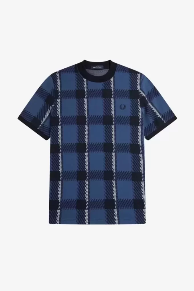 Glitch Tartan herr-T-shirt Glitch Tartan herr-T-shirt
