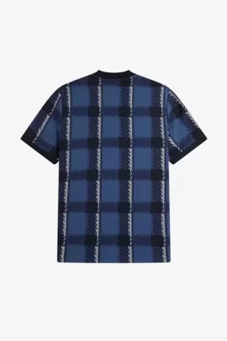 Glitch Tartan herr-T-shirt