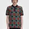 Glitch Tartan herrpikétröja