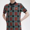 Glitch Tartan herrpikétröja