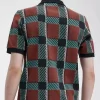 Glitch Tartan herrpikétröja