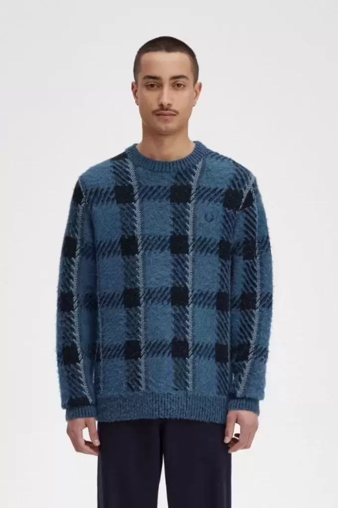 Glitch Tartan Herrtröja