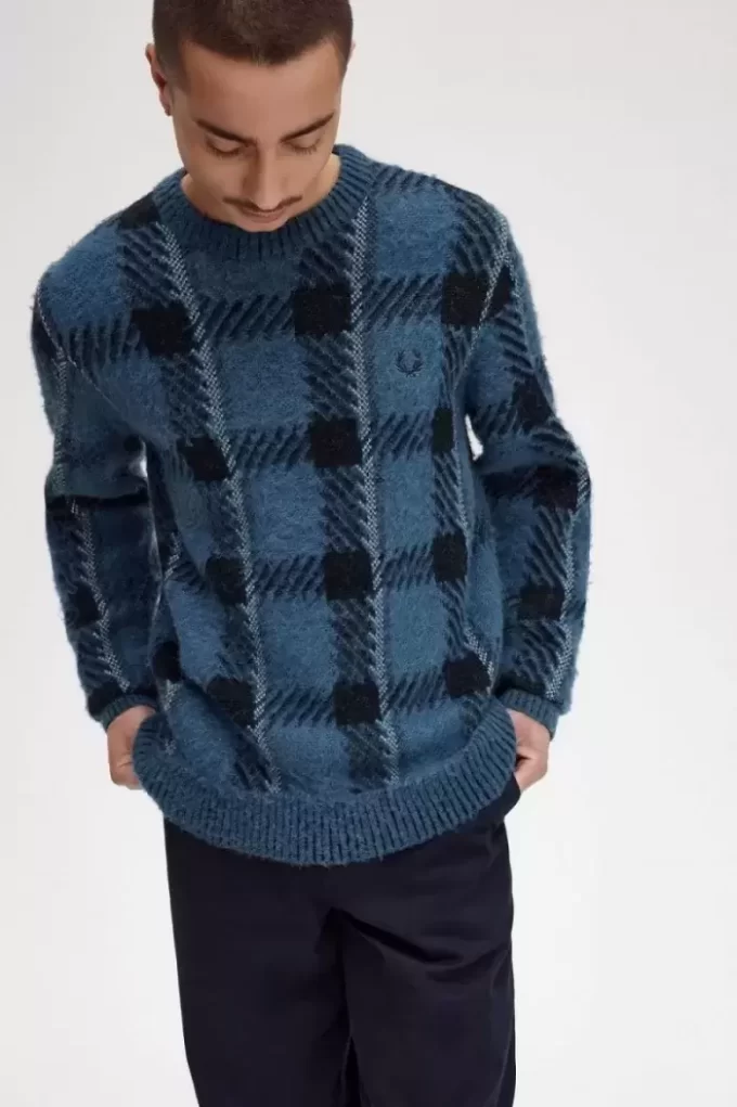 Glitch Tartan Herrtröja