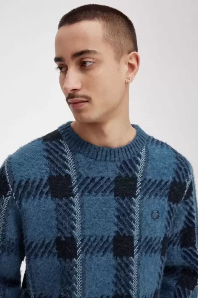 Glitch Tartan Herrtröja