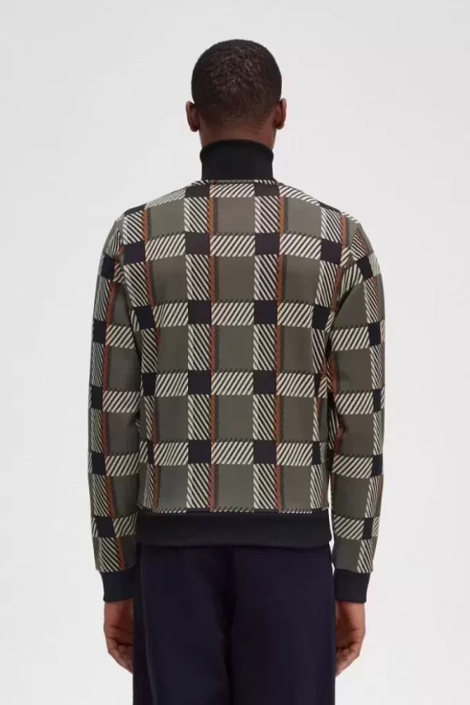 Glitch Tartan herrträningsjackor