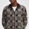 Glitch Tartan herrträningsjackor