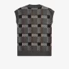 Glitch Tartan Stickade Herrlinnen