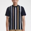 Gradient Randig Herr-T-shirt Gradient Randig Herr-T-shirt