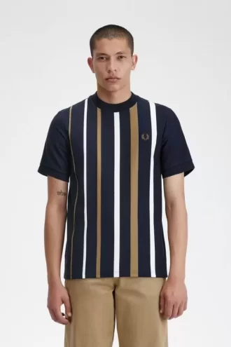 Gradient Randig Herr-T-shirt