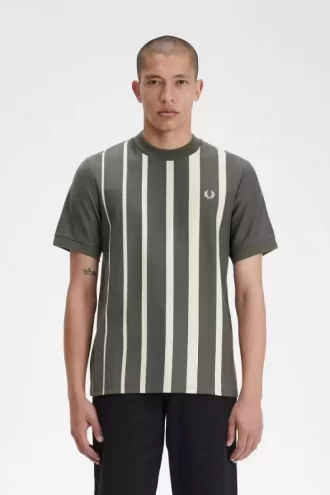 Gradient Randig Herr-T-shirt