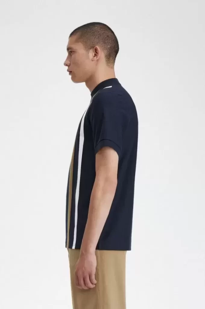 Gradient Randig Herr-T-shirt Gradient Randig Herr-T-shirt